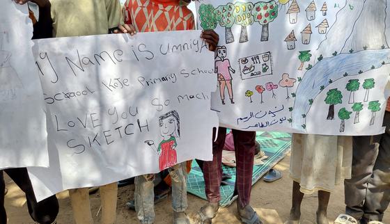 Deelnemers project War Child in Soedan