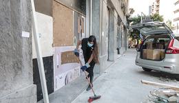 War Child staff jumped into action as part of the  ongoing relief operations and clean up to support the community_War Child Lebanon_200817