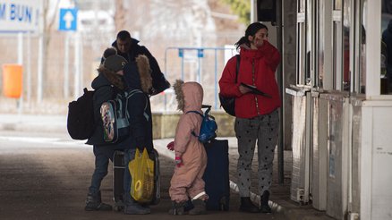 Half of the Ukrainian refugees are children. Many of them traveled with their siblings and mother in search of safety