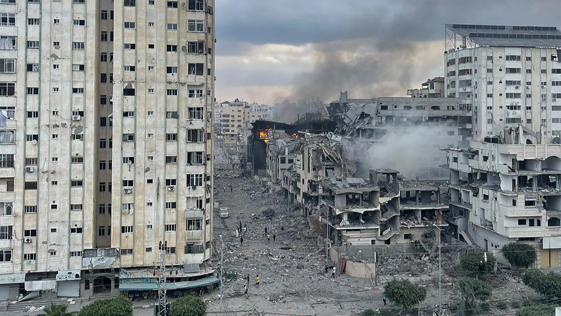 War Child staff documented the destruction in Gaza due to escalation in October 2023.